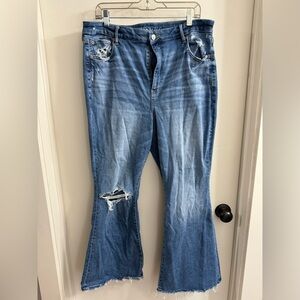 American Eagle Curvy Super Hi-Rise Flare